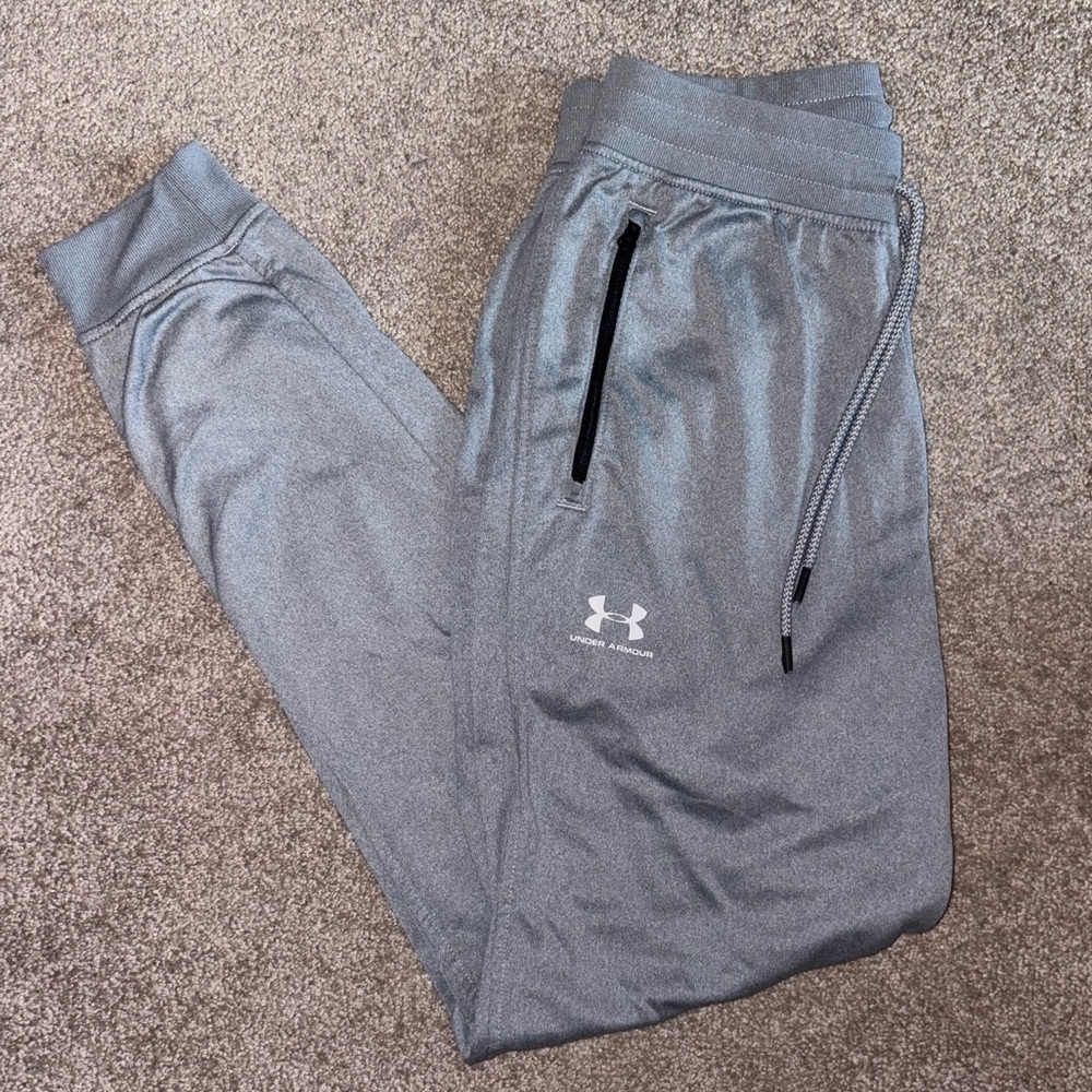 Under Armour Coldgear Heather Gray Athletic Pants